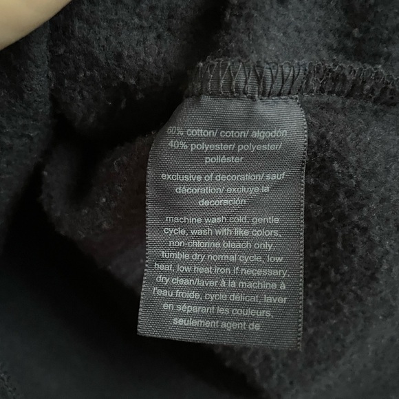 Tommy Hilfiger Women's Embroidered Raglan Hoodie Sweatshirt M Navy Blue - Picture 7 of 9